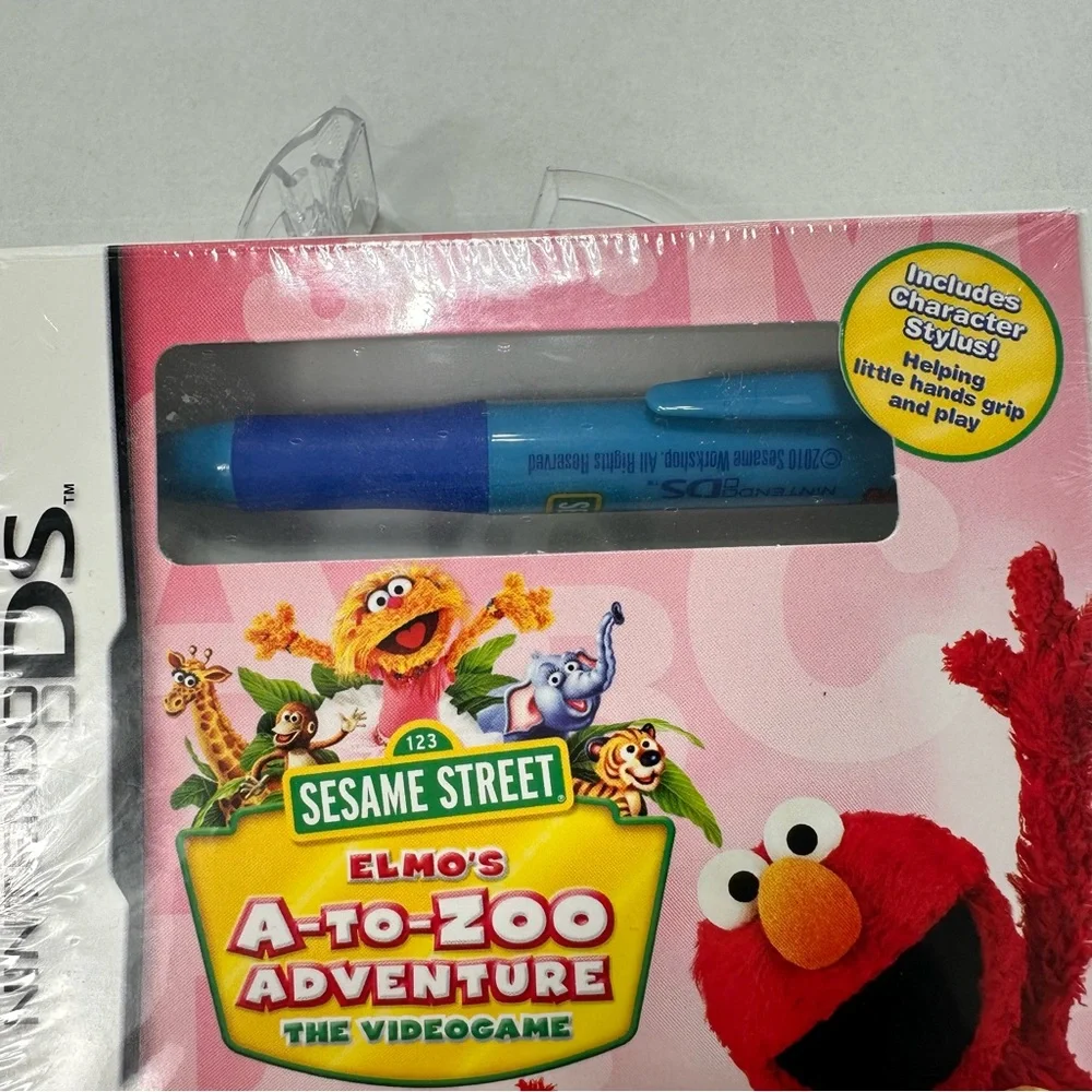Sesame Street: Elmo's A-to-Zoo Adventure The Videogame Nintendo DS Game 2010 New